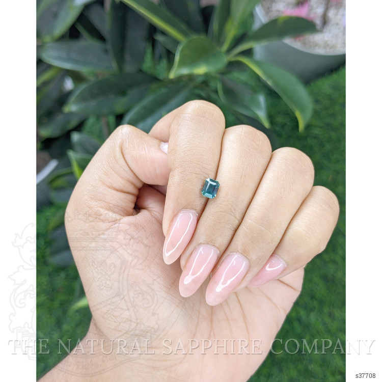 1.01 Ct. Bluish Green Sapphire from Madagascar