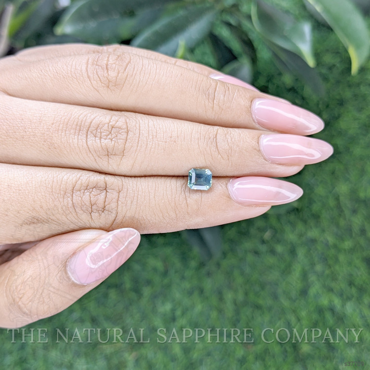1.01 Ct. Bluish Green Sapphire from Madagascar