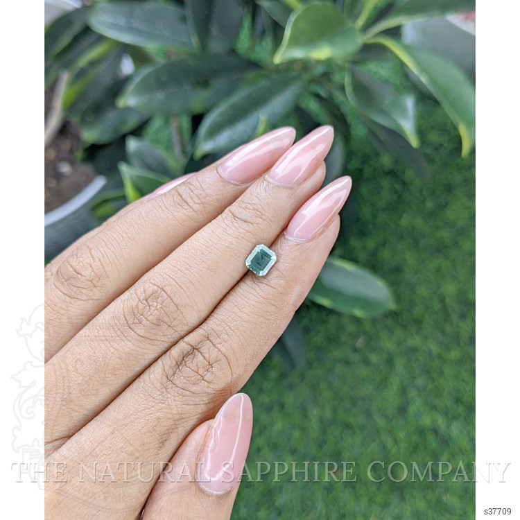 1.01 Ct. Bluish Green Sapphire from Madagascar