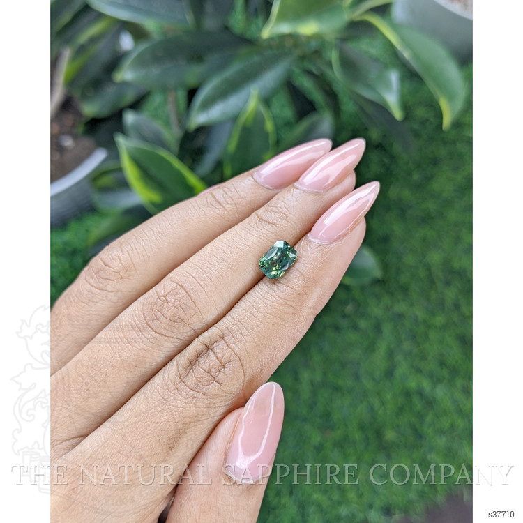 2.00 Ct. Bluish Green Sapphire from Africa