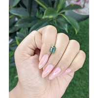 2.00 Ct. Bluish Green Sapphire from Africa Life Style