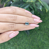 1.10 Ct. Bluish Green Sapphire from Africa Life Style