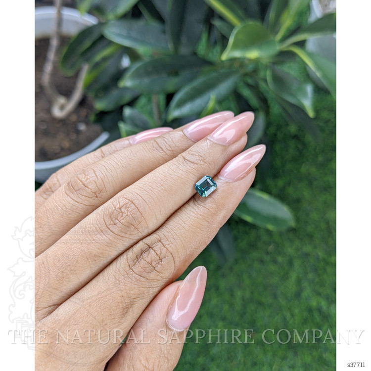 1.10 Ct. Bluish Green Sapphire from Africa