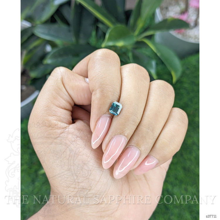 1.10 Ct. Bluish Green Sapphire from Africa