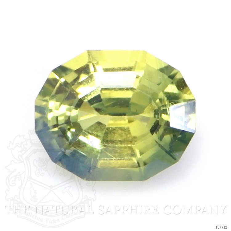 0.77 Ct. Greenish Yellow Sapphire from Madagascar