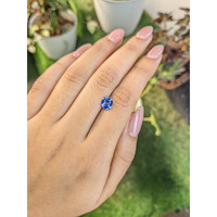 1.23 Ct. Blue Sapphire from Ceylon (Sri Lanka) Life Style
