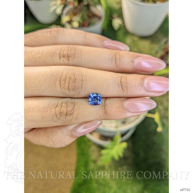 1.23 Ct. Blue Sapphire from Ceylon (Sri Lanka)