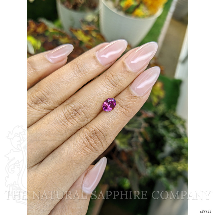 1.49 Ct. Purplish Pink Sapphire from Ceylon (Sri Lanka)