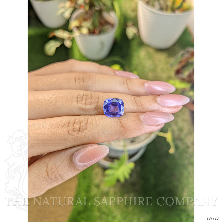 5.57 Ct. Violet Sapphire from Ceylon (Sri Lanka)