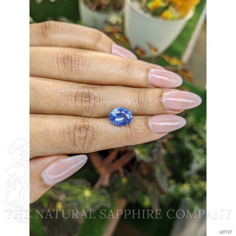 3.49 Ct. Blue Sapphire from Ceylon (Sri Lanka)