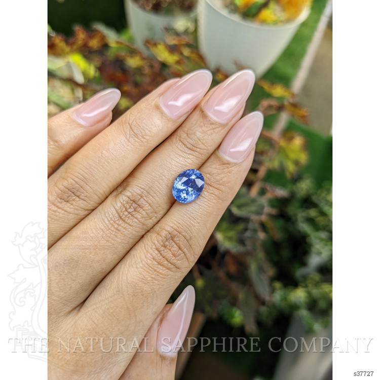 3.49 Ct. Blue Sapphire from Ceylon (Sri Lanka)