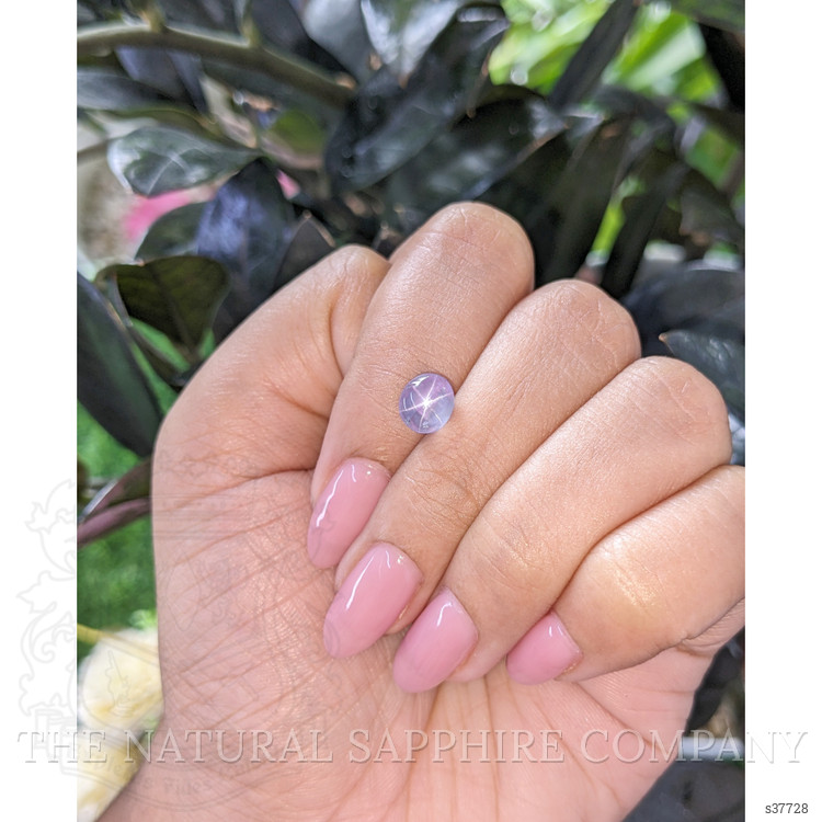 2.88 Ct. Bluish Purple Sapphire from Tanzania