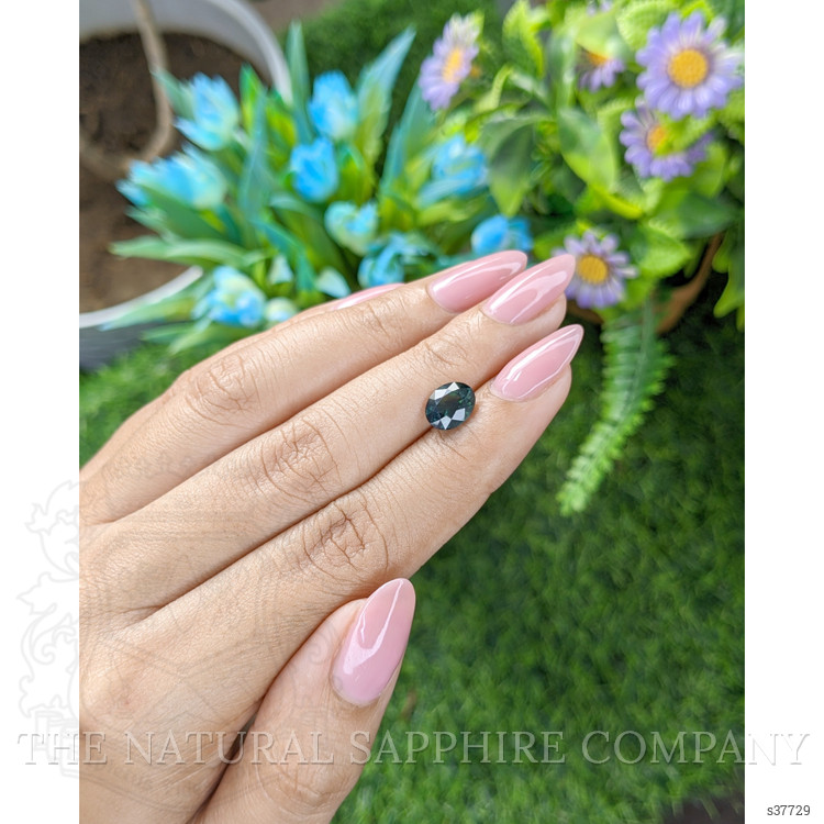 2.06 Ct. Bluish Green Sapphire from Tanzania