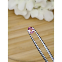 0.81 Ct. Purplish Pink Sapphire from Ceylon (Sri Lanka) Life Style