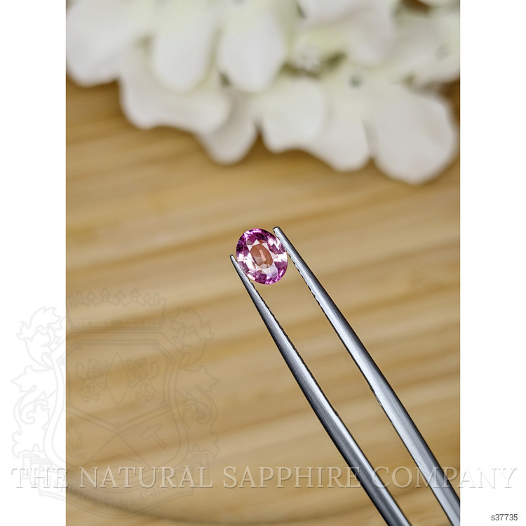 0.81 Ct. Purplish Pink Sapphire from Ceylon (Sri Lanka)