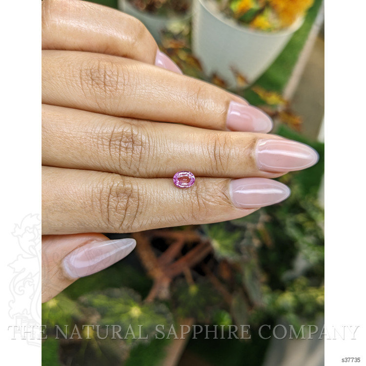 0.81 Ct. Purplish Pink Sapphire from Ceylon (Sri Lanka)