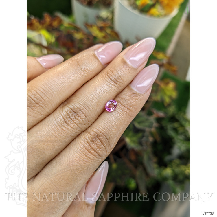 0.81 Ct. Purplish Pink Sapphire from Ceylon (Sri Lanka)