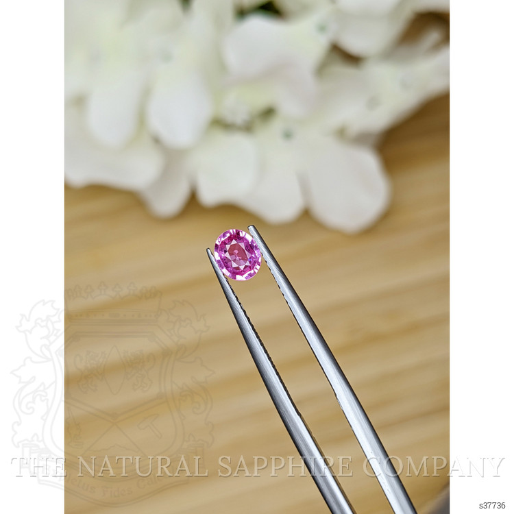 0.63 Ct. Pink Sapphire from Ceylon (Sri Lanka)
