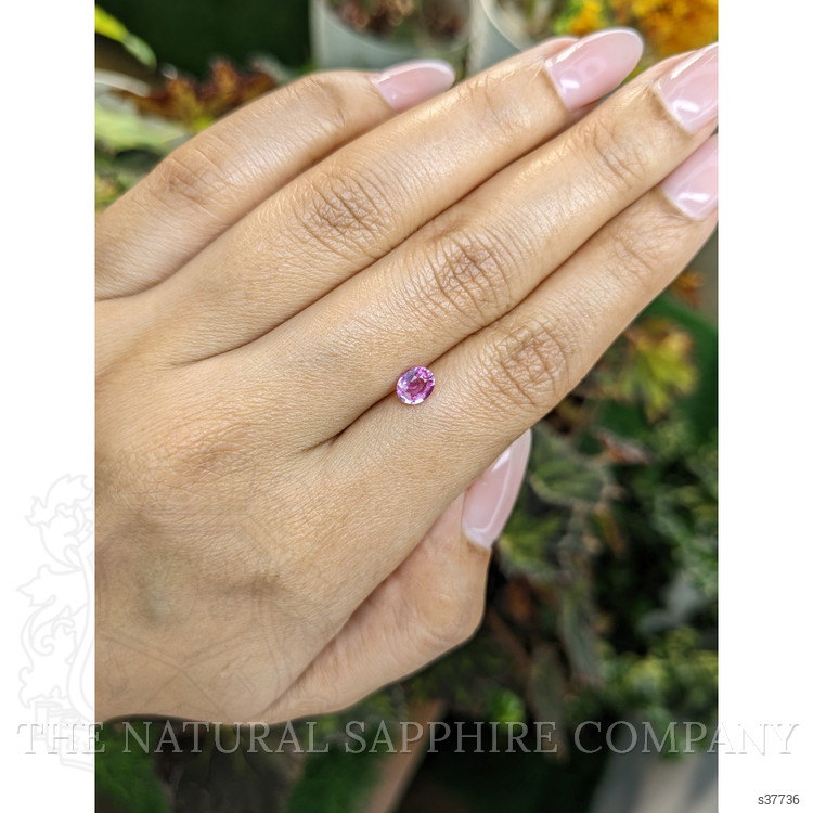 0.63 Ct. Pink Sapphire from Ceylon (Sri Lanka)