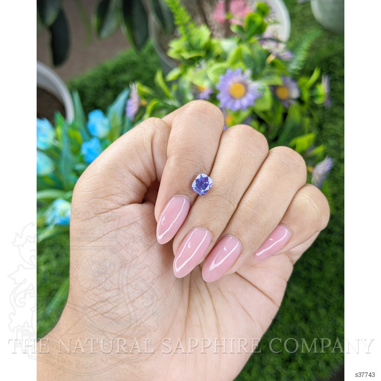 1.25 Ct. Purplish Blue Sapphire from Tanzania