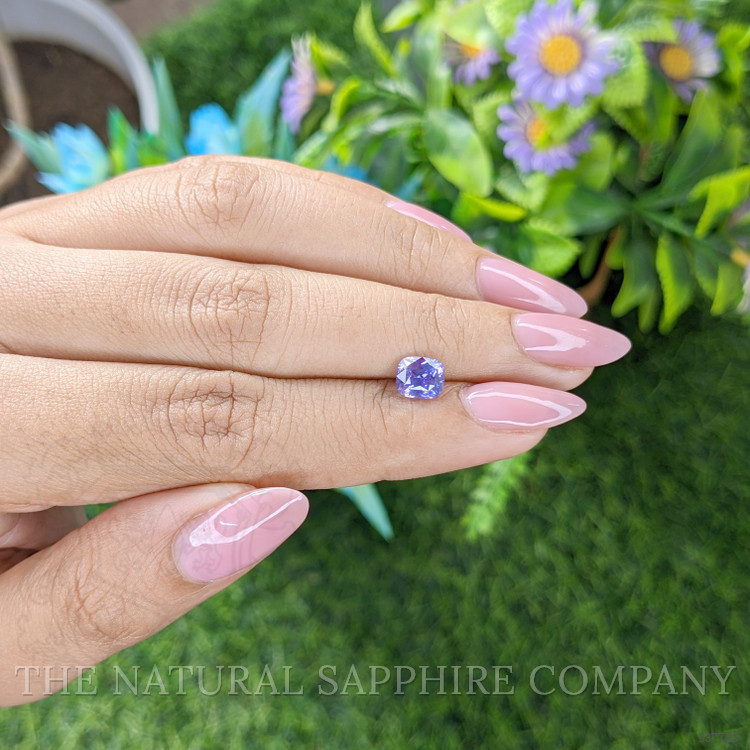 1.25 Ct. Purplish Blue Sapphire from Tanzania
