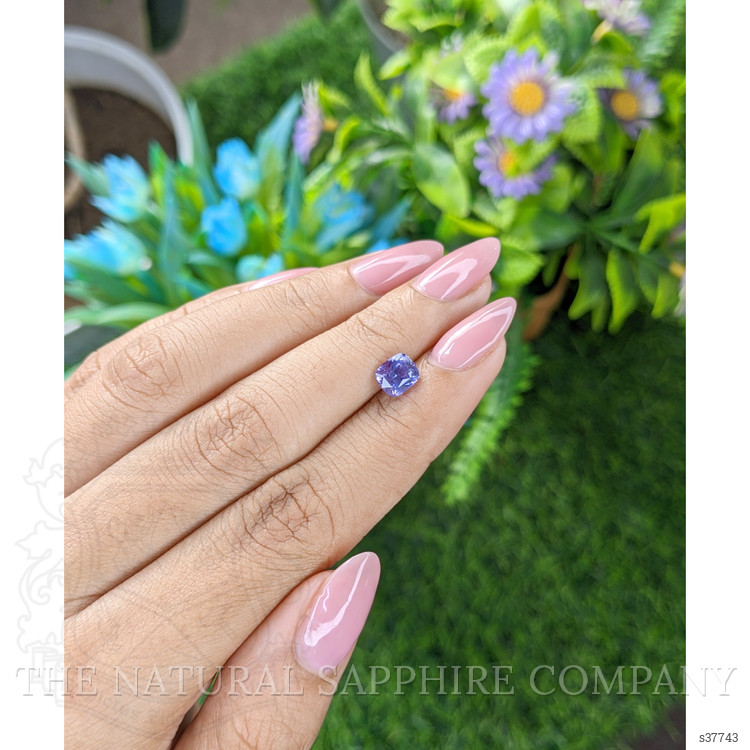 1.25 Ct. Purplish Blue Sapphire from Tanzania