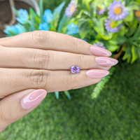 1.04 Ct. Purple Sapphire from Madagascar Life Style