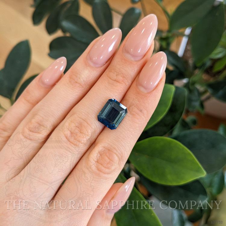 9.84 Ct. Bluish Green Sapphire from Madagascar