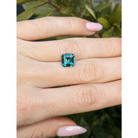 3.08 Ct. Green Sapphire from Madagascar Life Style