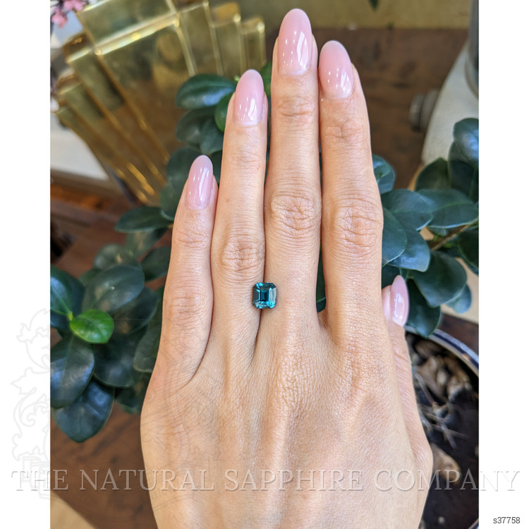 2.53 Ct. Bluish Green Sapphire from Madagascar