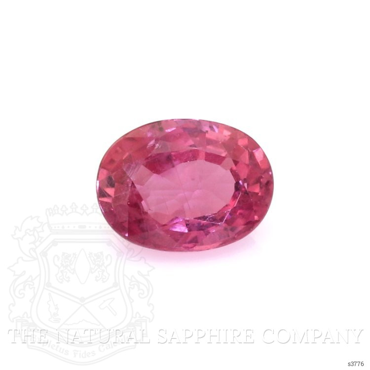 0.66 Ct. Reddish Pink Sapphire from Ceylon (Sri Lanka)