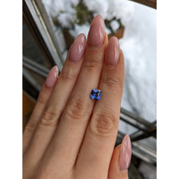 2.06 Ct. Violet Sapphire from Madagascar Life Style