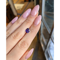 2.08 Ct. Purple Sapphire from Madagascar Life Style
