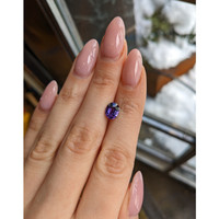 2.08 Ct. Purple Sapphire from Madagascar Life Style