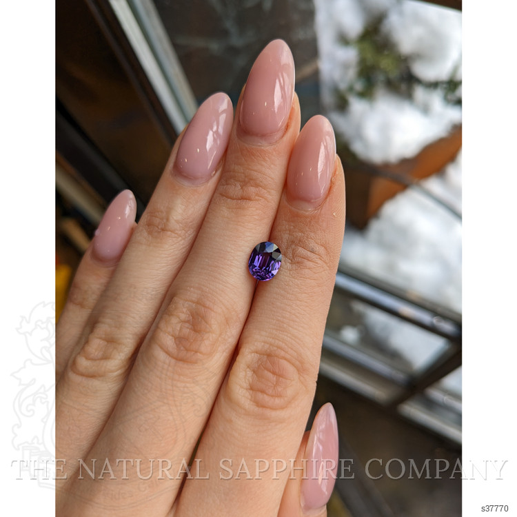 2.08 Ct. Purple Sapphire from Madagascar