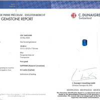 10.08 Ct. Blue Sapphire from Ceylon (Sri Lanka) Pdf