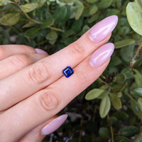 1.59 Ct. Blue Sapphire from Ceylon (Sri Lanka) Life Style