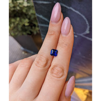 2.03 Ct. Blue Sapphire from Ceylon (Sri Lanka) Life Style