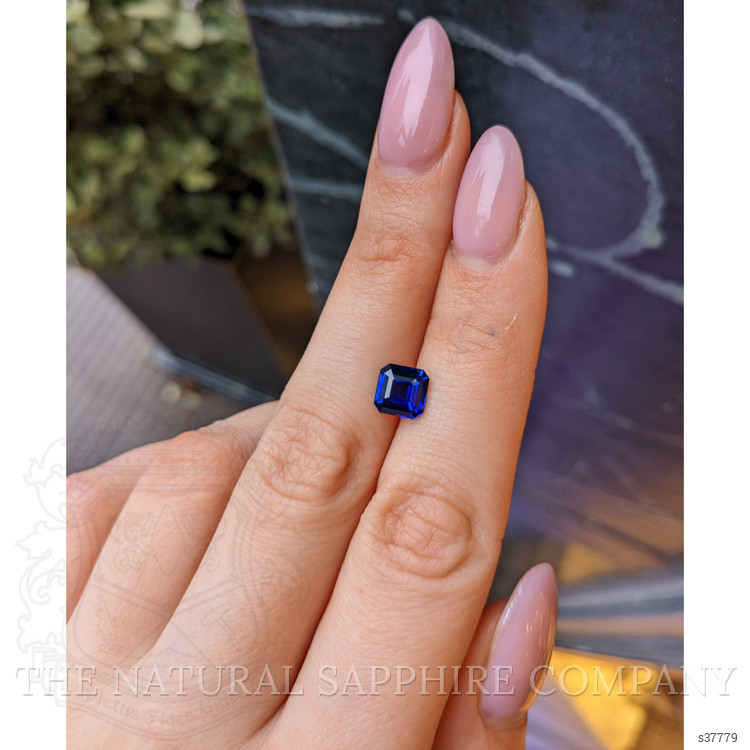 2.03 Ct. Blue Sapphire from Ceylon (Sri Lanka)