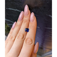 2.03 Ct. Blue Sapphire from Ceylon (Sri Lanka) Life Style