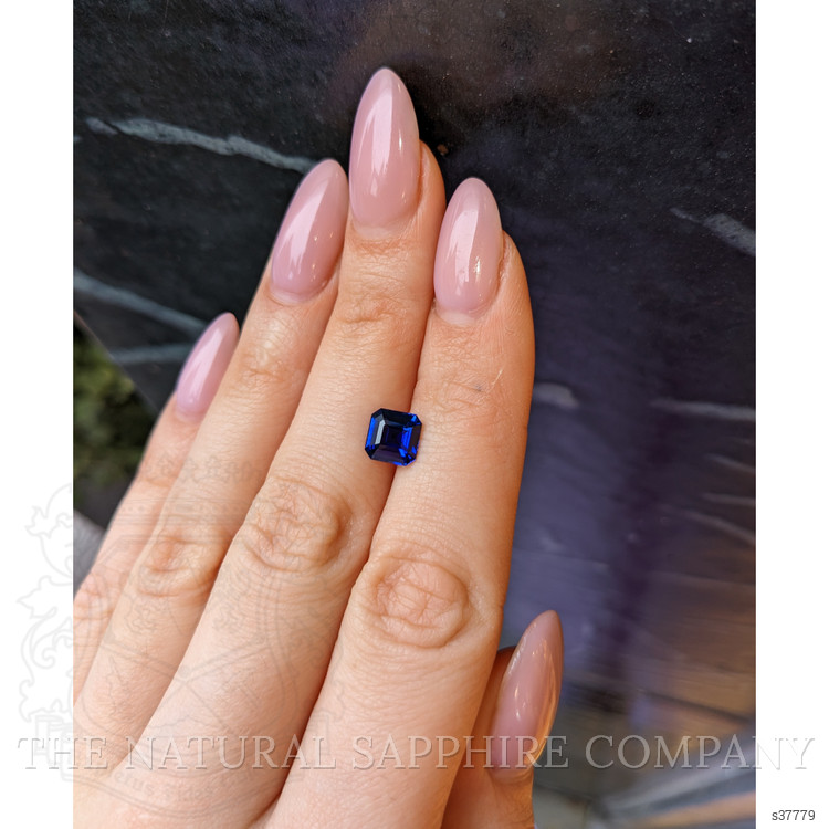 2.03 Ct. Blue Sapphire from Ceylon (Sri Lanka)