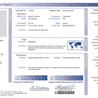 5.01 Ct. Pink Sapphire from Madagascar Scan Report