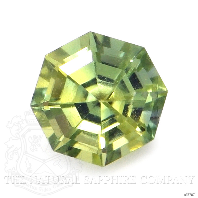 0.50 Ct. Yellowish Green Sapphire from Madagascar
