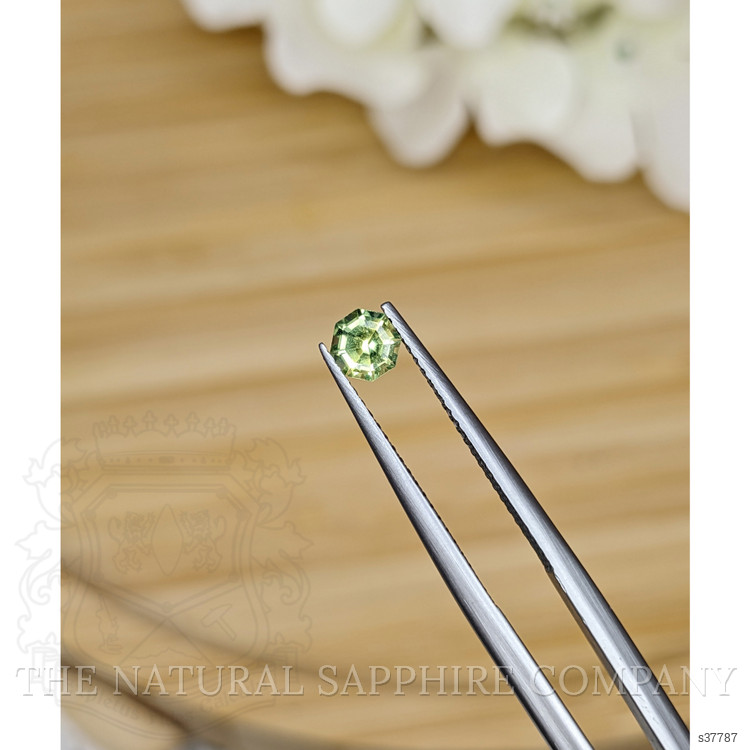0.50 Ct. Yellowish Green Sapphire from Madagascar