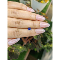 0.56 Ct. Blue Sapphire from Ceylon (Sri Lanka) Life Style