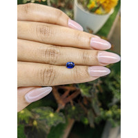 1.04 Ct. Blue Sapphire from Ceylon (Sri Lanka) Life Style