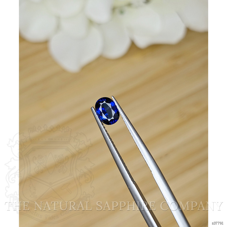 1.04 Ct. Blue Sapphire from Ceylon (Sri Lanka)