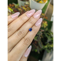 0.97 Ct. Blue Sapphire from Ceylon (Sri Lanka) Life Style