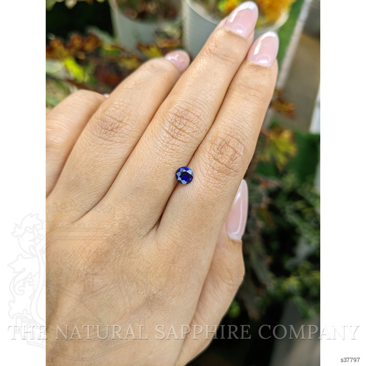 0.68 Ct. Blue Sapphire from Ceylon (Sri Lanka)
