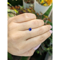 0.68 Ct. Blue Sapphire from Ceylon (Sri Lanka) Life Style